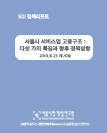 서울시 서비스업 고용구조 : 다섯 가지 특징과 향후 정책방향 
